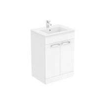 Tempo Floorstanding Vanity Unit and Basin 600mm Wide Gloss White 1 Tap Hole - Ideal Standard