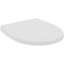 Ideal Standard - Universal, Tavoletta wc curva universale avvolgente, Copriwater arrotondato con chiusura rallentata, Antibatterico, Sgancio rapido,