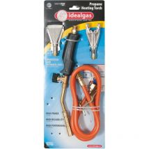 Idealgas - soplete de gas para soldadura con 3 boquillas intercambiables – Herramienta profesional de alta precisión