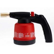 Idealgas - Lámpara de soldadura modelo FFLA35P, uso en soldadura y calefacción, encendido piezoeléctrico, temperatura máxima 1750 °C, incluye 4