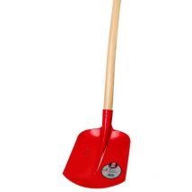 Banyo – Holländer Schaufel RUHR-BRILLANT 300x250 mm – Eschenstiel 1300 mm – pulverbeschichtet – rot – spezialgehärtet
