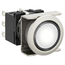 Idec Lb6ml-m1t64pw Lb6ml-m1t64pw Leuchtdrucktaster 250 V, 125 V, 30 V 5 A 2 X Aus/(ein) Tastend (ø)