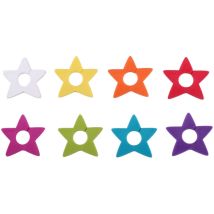 Lot de 8 marqueurs de verre star – Verre à cocktails et spiritueux – KOALA