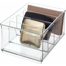 The Home Edit By Idesign, Organizzatore Di Cosmetici Medio In Plastica Riciclata Con Divisorio