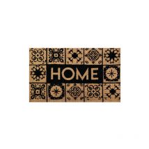Tapis coco naturel 45x75cm épaisseur 35mm home carreau Idmat