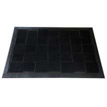 Tapis paillasson 100% caoutchouc, noir, 40 x 60 cm PICOTSCT5503406007 - Id Mat