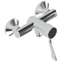 Idral - Série 900 Mitigeur thermostatique à levier progressif 900.37 Chrome/Blanc