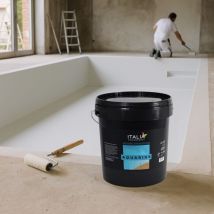 Idropittura acrilica specifica per piscine in cemento aquarius tinta bianco - contenuto litri 13 - confezione 1