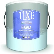 Gavia 4lt pittura acrilica bianca lavabile interni - Tixe