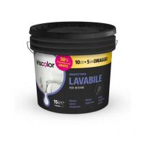 Idropittura Lavabile Bianca 10+5 l Iriscolor