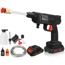 Idropulitrice elettrica con pistola per pulizia tubi ad alta pressione da 5 m 50 bar 15000 giri/min 1500 W con 1 batteria 88 VF LBTN