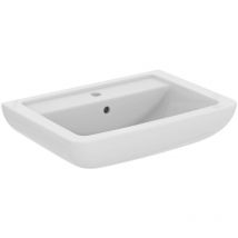 Waschtisch Eurovit Plus, 1 Hl., mit Überlauf 650x460x190mm, Weiß - Ideal Standard