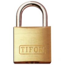 Tifon 075000 TF50 Brass padlock with 3 keys - Ifam