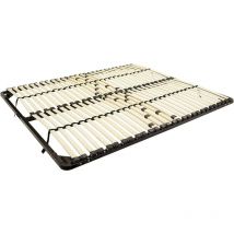 Mog Casa - Somier Negro multiláminas con reguladores lumbares (sin Patas incluídas) Metalizado anticorrosion Varias Medidas 140x200cm