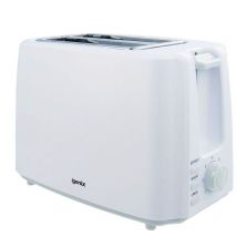 2 Slice Toaster, Defrost & Reheat Function, White - IG3011 - Igenix