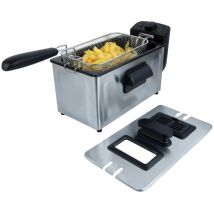 Deep Fat Fryer with Basket, 3 Litre - IGTB1030SS - Igenix