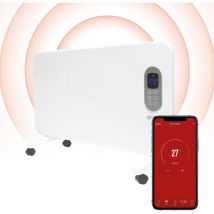 Igenix - Smart Electric Panel Heater, 1500W, White - IG9515WIFI