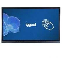 iggual IGG318805 display de signage Digital Signage Flachbildschirm 165,1 cm (65") LED Wifi 400 cd / m² 4K Ultra HD Schwarz Touchscreen Integrierter