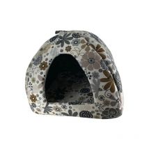 Igloo à chat Zolux Blanc à fleurs - 409521BLFL
