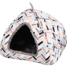 Flamingo - Panier Igloo clavio 23 cm x 23 cm x h 23 cm pour rongeur.