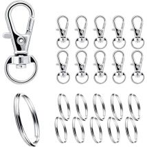 Bluedeer - iguTrail Karabiner Schlüsselanhänger, Karabinerhaken Klein, Karabinerhaken mit Drehgelenk für Bastelarbeiten diy, Rucksack
