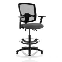 Eclipse - Plus ii Mesh Deluxe Chair Charcoal Adjustable Arms Hi Rise Kit k