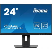 Cran pc Iiyama XUB2491H-B1 - 23,8 fhd - ips - 100Hz - 0,5ms - hdmi/dp - vesa 100x100 - Pied réglable + Pivot - Noir