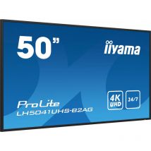 Iiyama - ProLite LH5041UHS-B2AG 125,7cm (50') 4K uhd Signage Monitor VGA/HDMI/RJ45