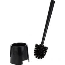 Ikea Brosse WC en polypropylène, Noir, 35,6 x 10,9 x 10,4 cm