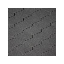 IKO - Monarch Diamant Polymerbitumen-Dreieckschindel Farbe: 01 Schwarz 2,46m² Paket