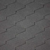 Monarch Diamant Polymerbitumen-dreieckschindel Farbe: 01 Schwarz 2,46m² Paket - Iko