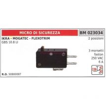 Sicherheitsmikroschalter gbs 10.8 Lt 2 Positionen 023034 - Ikra