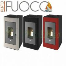 Punto Fuoco - Ilaria Hidro - Termo de pellets de 17,5 Kw Rojo