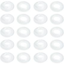Poolco - illets à Frapper - Pour fixation bâche couverture de piscine - Plastique - Lot de 10 pièces