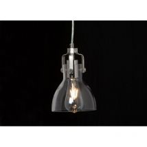 Illuminati Lighting - Illuminati Charles Dôme Suspendu Simple del Nickel Satiné