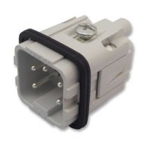 Ilme - Connettore Rettangolare Maschio 4 Vie + Terra 10A