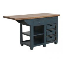 Ilot Central - Bois - Bleu - Interior's