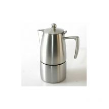 Caffettiera Moka 10 tazze per induzione in acciaio inox satinato - Ilsa