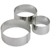 Runde Backform 10x6 cm – ILSA – Hochwertiges Material für gleichmäßiges Garen – Ideal für Hobby- und Profibäcker