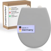 Schütte - Duroplast Wc-sitz Manhattan Grey, Premium, Mit Absenkautomatik Und Schnellverschluss