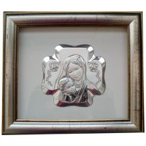 Image de la Vierge Marie et de l'Enfant dans un cadre derrière une vitre Taille: 15x17 cm UGS : BC6289/2G