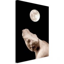 Abbildung – Mond Und Statue (1-teilig) Vertikal