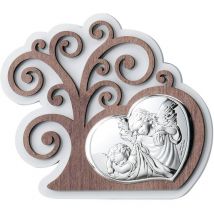 Image moderne d'ange gardien en argent au-dessus du lit Arbre de Vie Taille: 15x13 cm UGS : VLL338