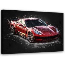 Image sur toile, Chevrolet Corvette Z06 - Gab Fernando - Gab Fernando - 60x40