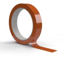 IMBALALGGI 2000 - Nastri Strapping rinforzati antistrappo, mopp supporto, gomma naturale, 79μm, 60 m x 19 mm, Arancio (32)
