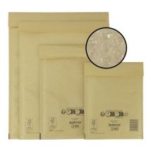 Buste Postali Imbottite Mail Lite Gold - 10 Pezzi 16x18 cm -Buste Imbottite per Spedizione - Buste con Pluriball Ideali per Spedire e Proteggere