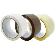 IMBALLAGGI 2000 - Nastro Adesivo Pacchi Blu in Polipropilene, 36Pz 5cm x 66Mt x 76 mm, Nastro Adesivo Colorato Resistente a Strappo Silenzioso,