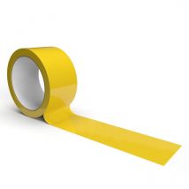 Nastro Adesivo Pacchi Giallo In Polipropilene 108pz 5cm X 66mt X 76mm, Nastro Adesivo Colorato Resistente A Strappo Silenzioso, Nastro Imballaggio Per