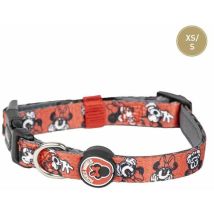 Collare per Cani Minnie Mouse XS/S – 100% poliestere – Rosso – Taglia XS/S