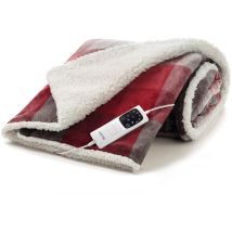 Imetec Adapto Velvet Tartan Plaid Chauffant Multicolore 160x120 Cm